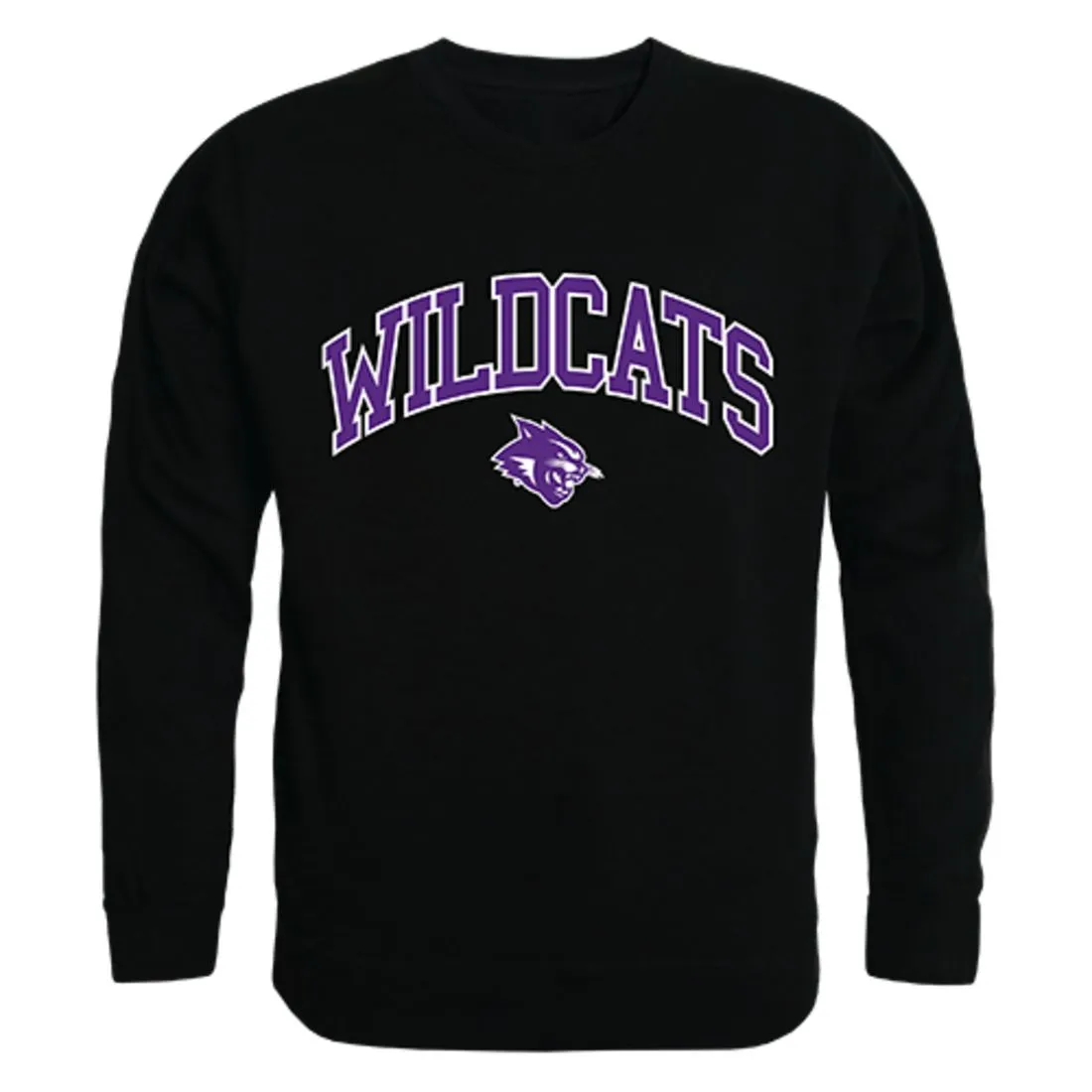 ACU Abilene Christian University Campus Crewneck Pullover Sweatshirt Sweater Black