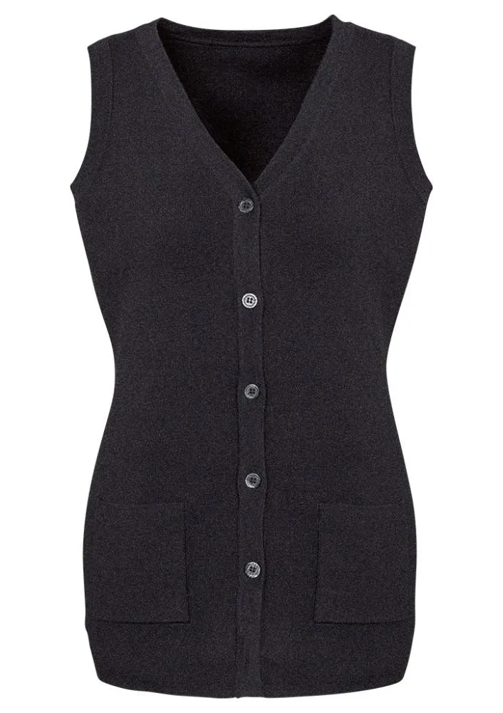 Advatex Ladies Varesa Vest - Charcoal - XL - Biz Collection