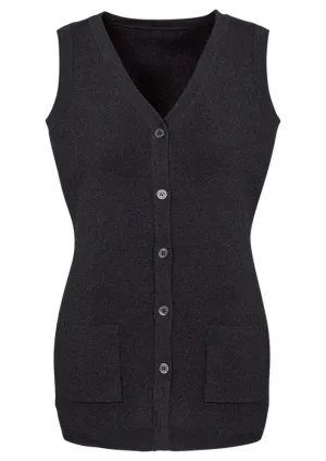 Advatex Ladies Varesa Vest - Charcoal - XL - Biz Collection
