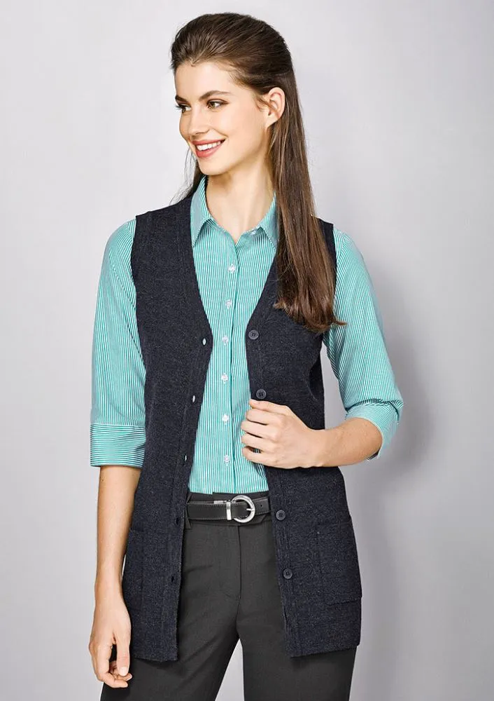 Advatex Ladies Varesa Vest - Charcoal - XL - Biz Collection