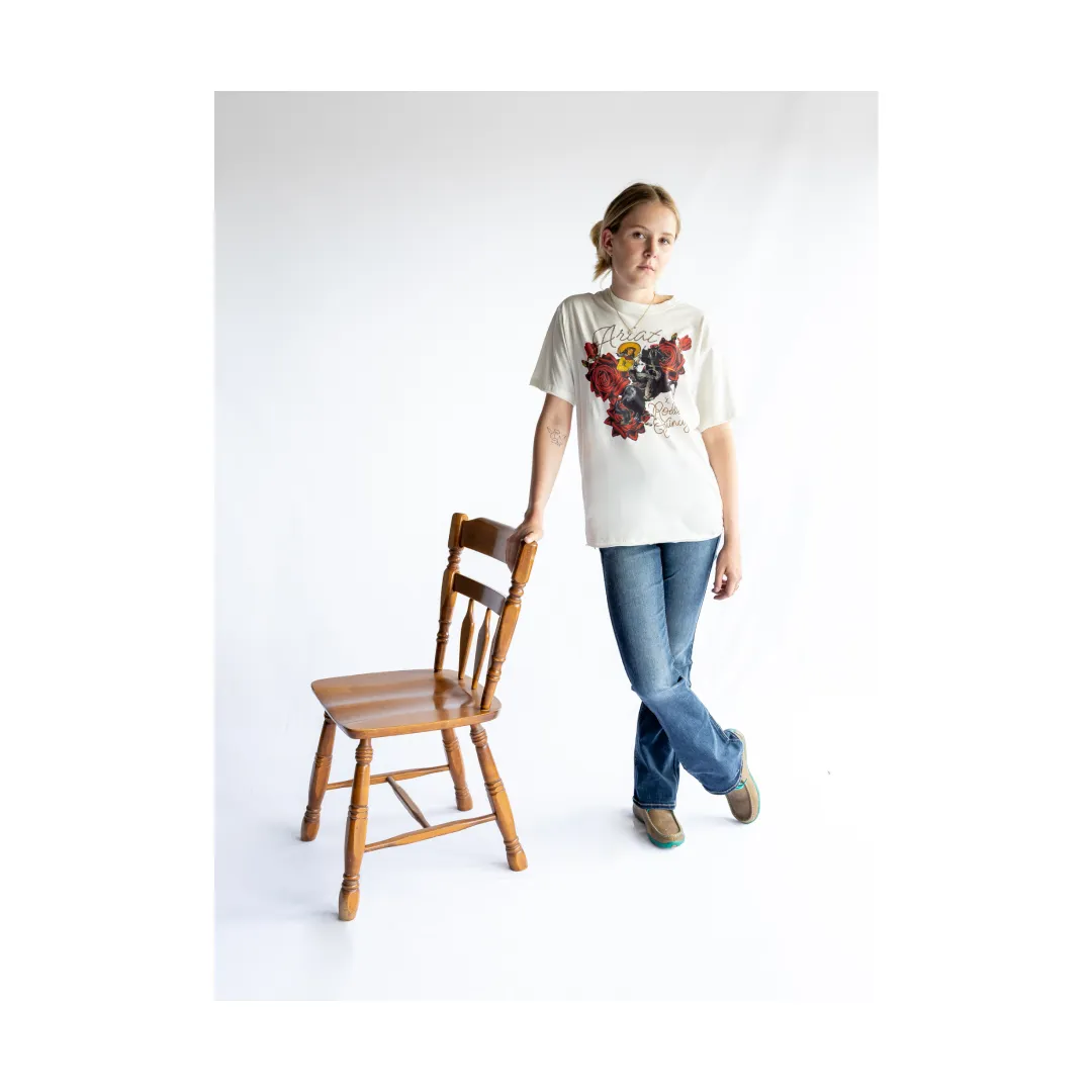 Ariat Women's X Rodeo Quincy Happy Trails Graphic Tee