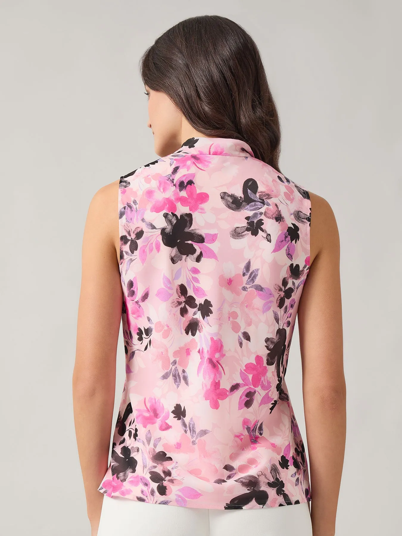 Audrey Blouse, Printed Chiffon