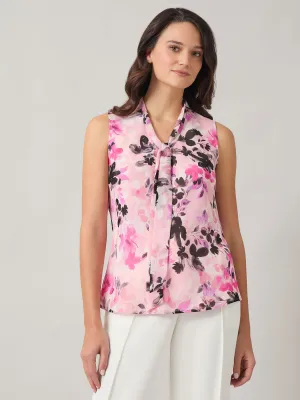 Audrey Blouse, Printed Chiffon
