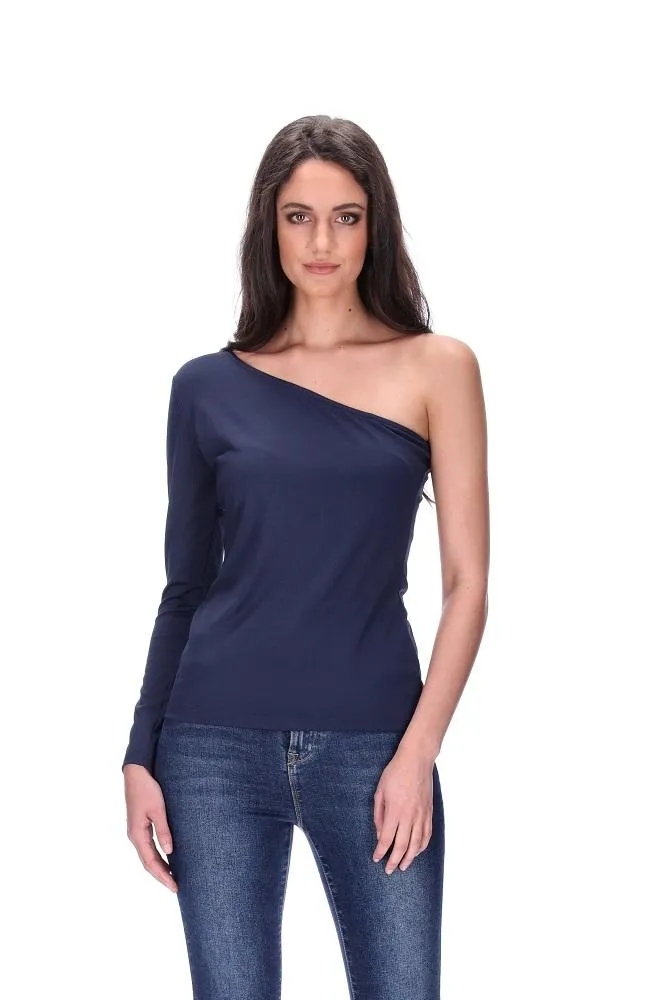 Augustine Lily One Houlder Top - Navy