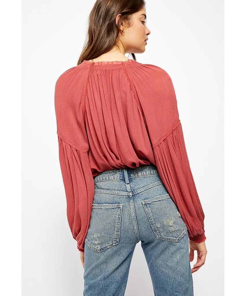 Banda Blouse Rusted Coral