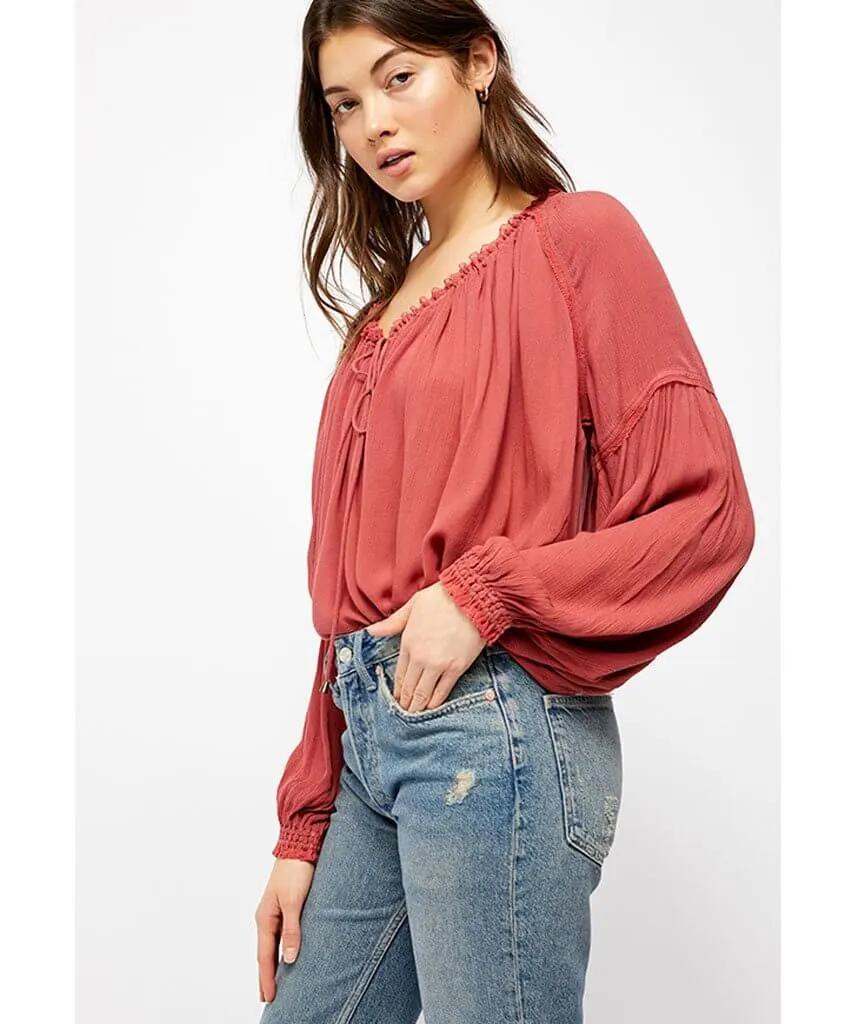Banda Blouse Rusted Coral