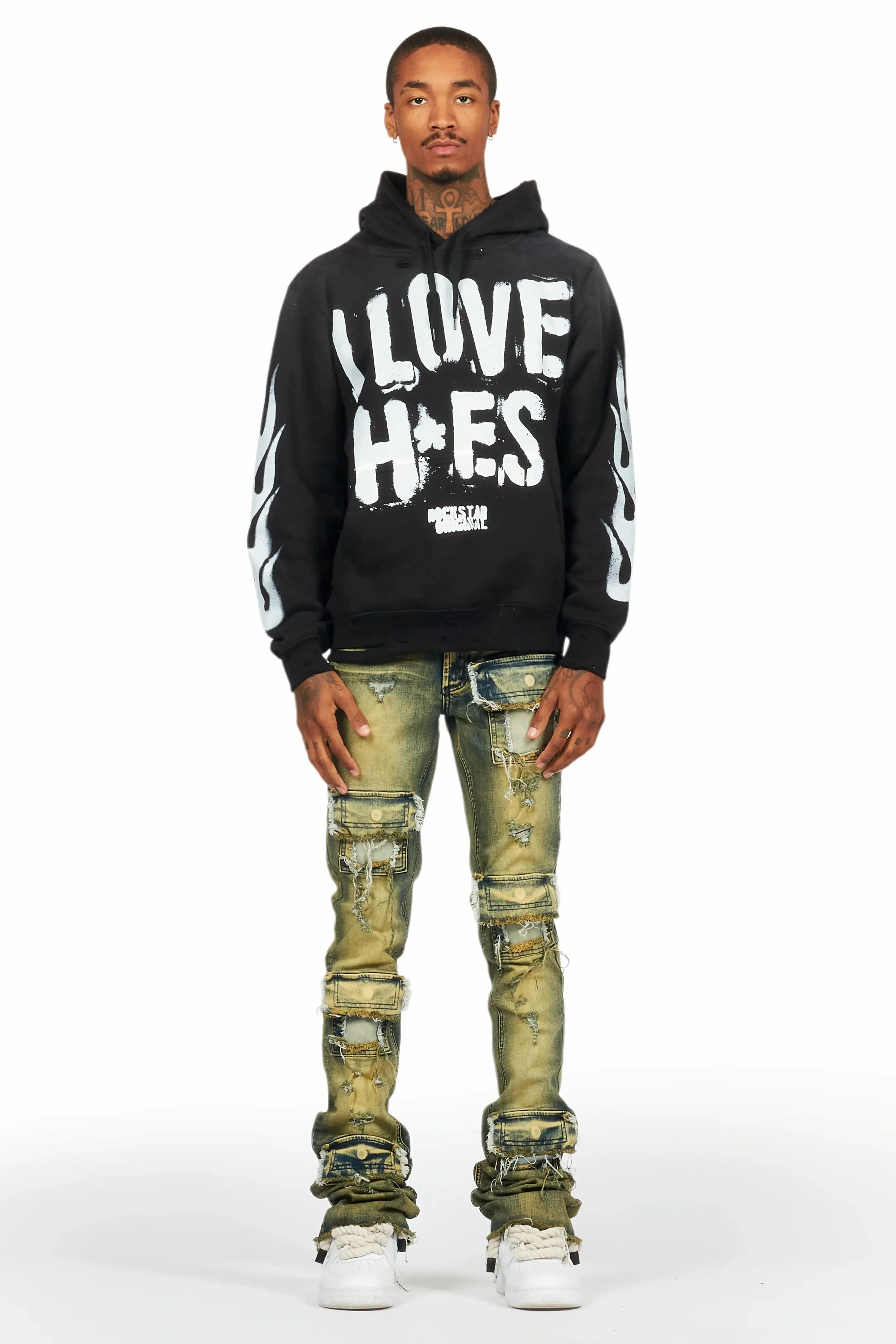 Banyan Black Graphic Hoodie