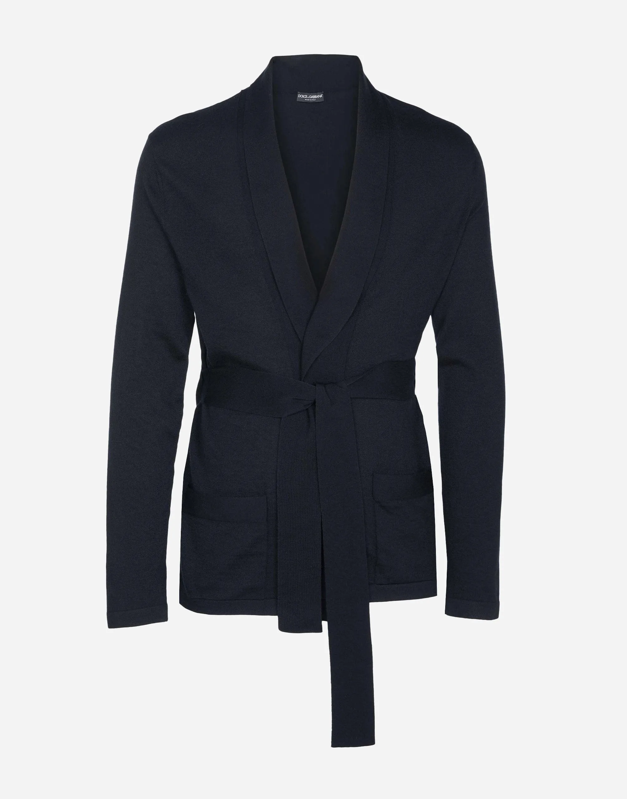 Belted Knit Cashmere Cardigan