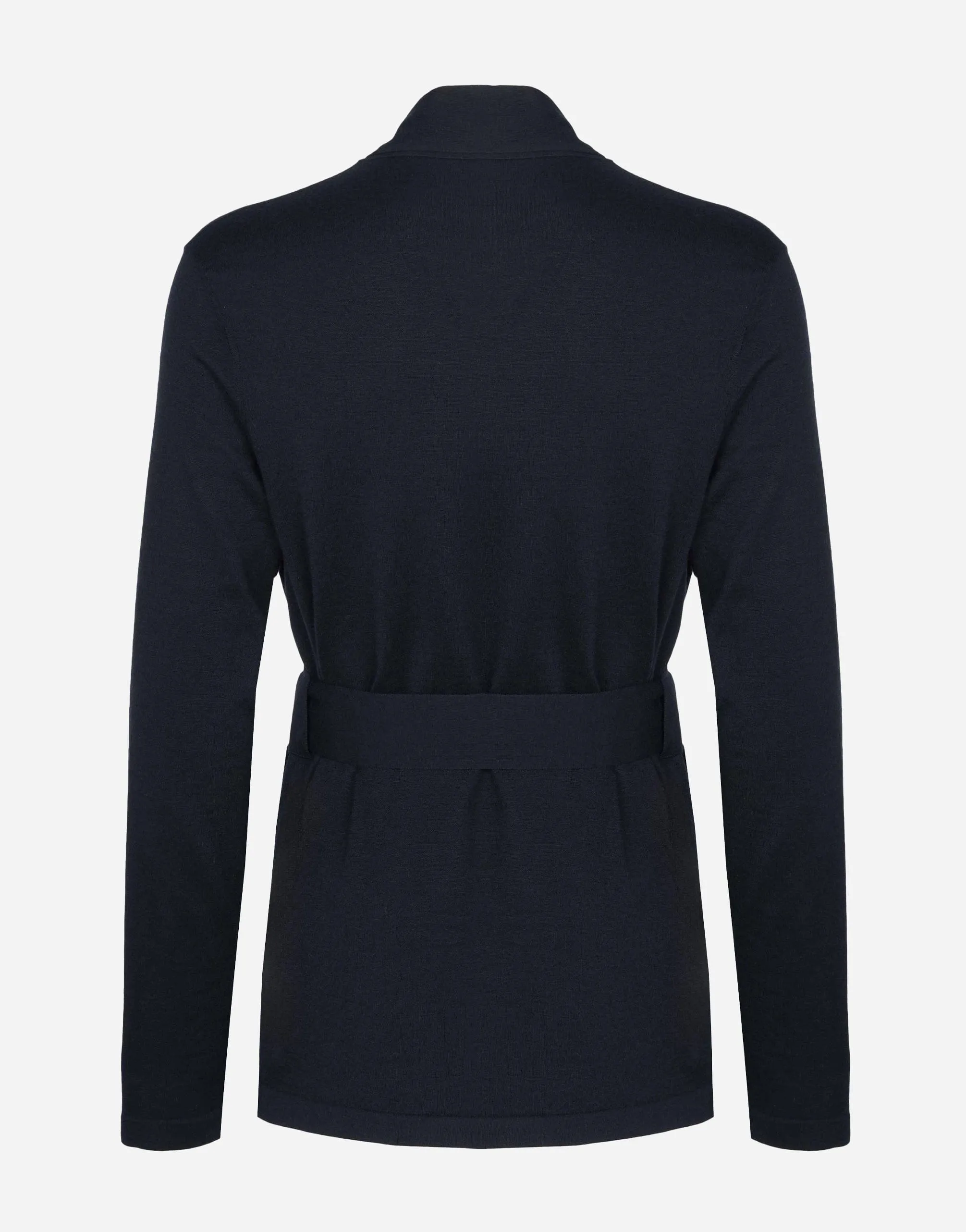 Belted Knit Cashmere Cardigan