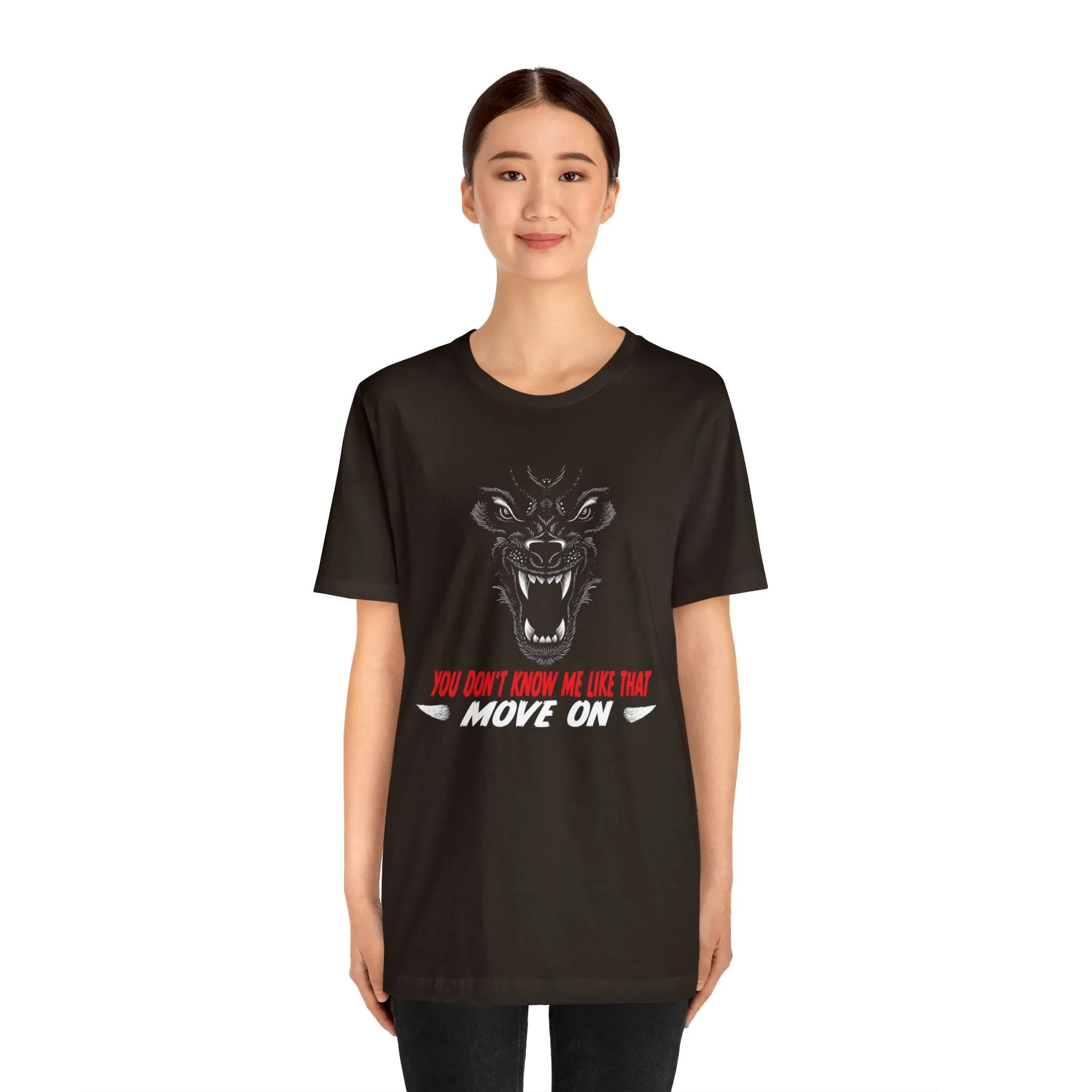 Big Women clothes You Don't Know Me Like That | Funny Apparel | Graphic college tshirt | Graphic tshirt