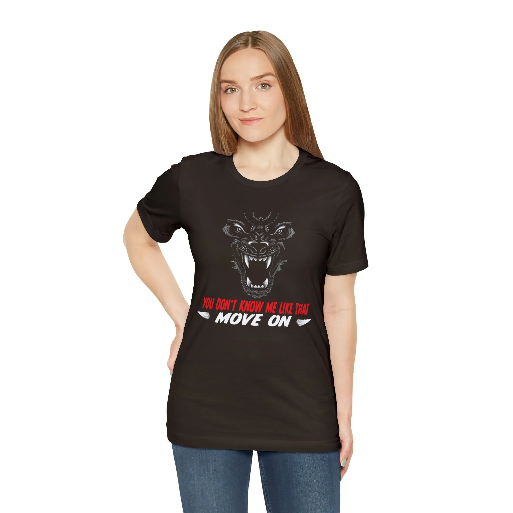Big Women clothes You Don't Know Me Like That | Funny Apparel | Graphic college tshirt | Graphic tshirt