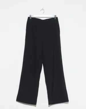 Black Wool Trousers