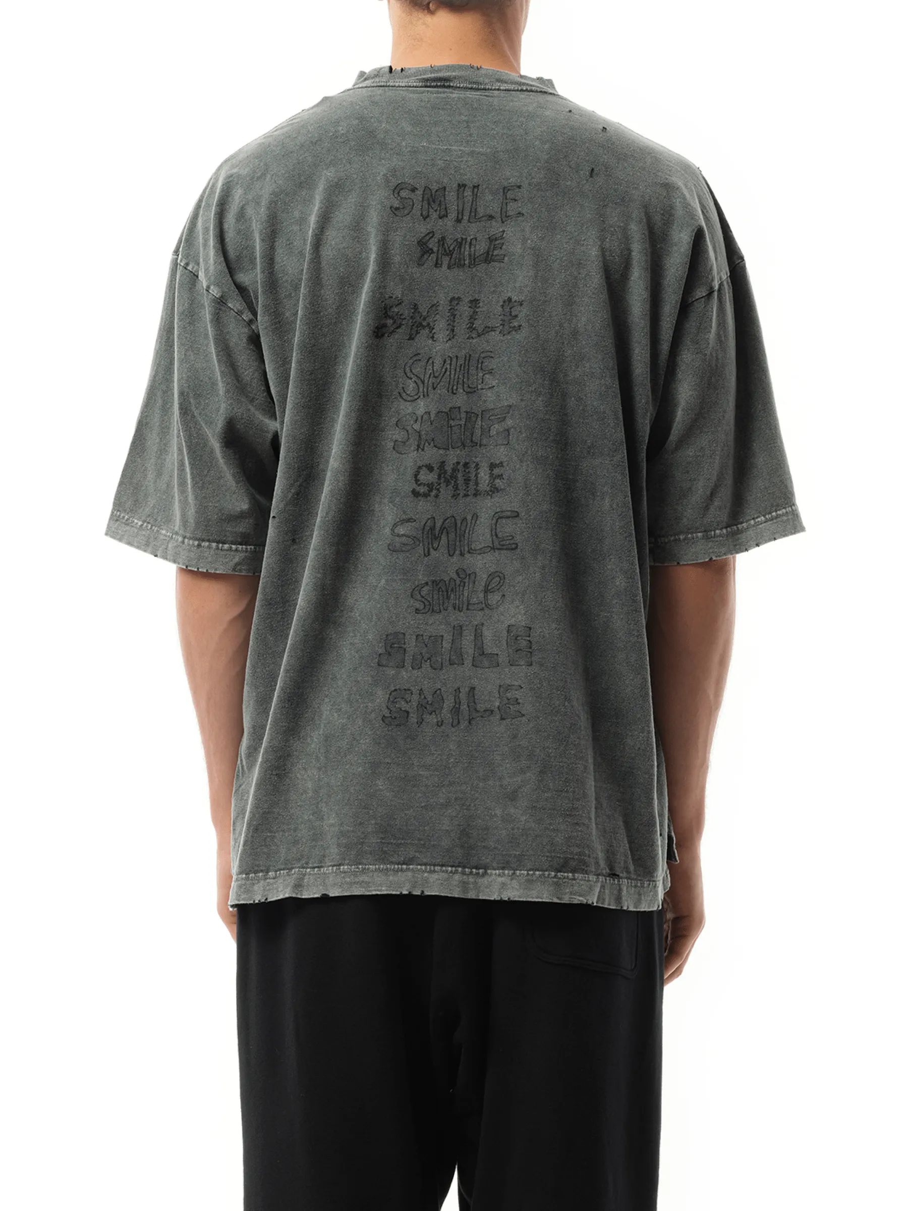 Bleached T-Shirt in Black