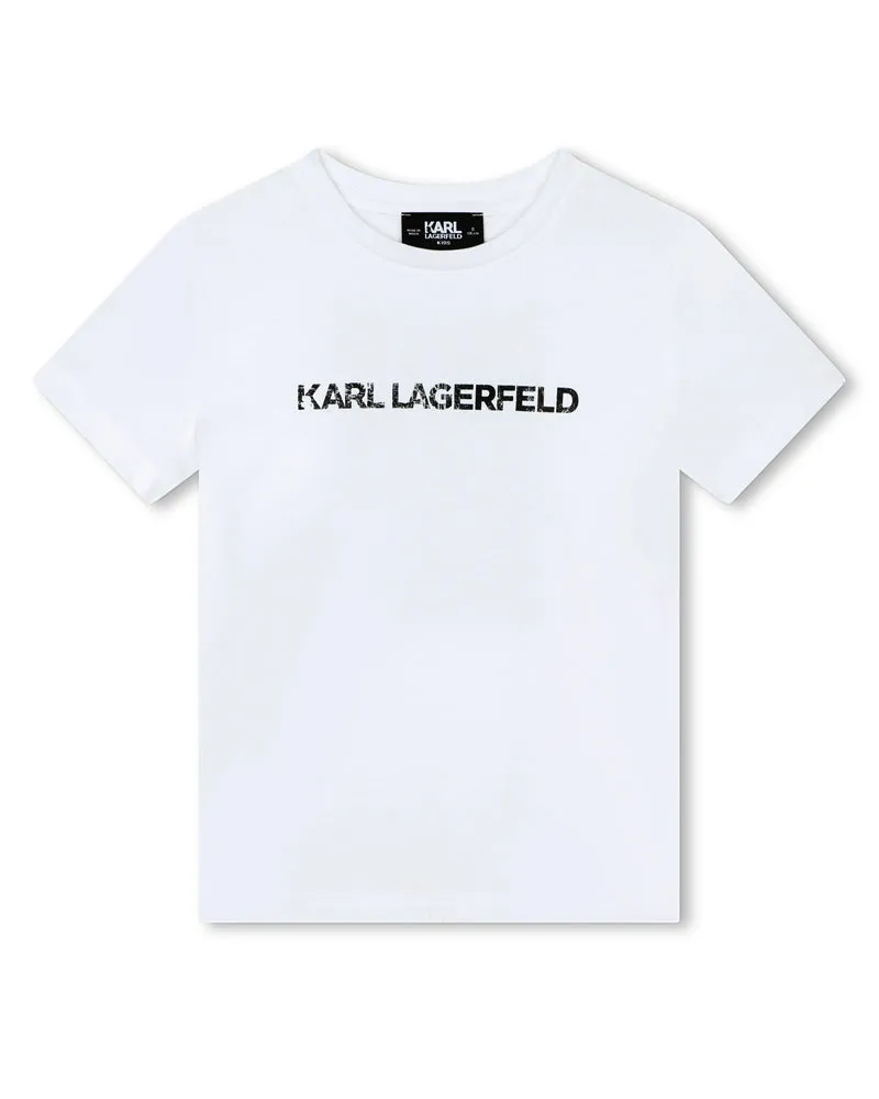 Boys White Logo T-Shirt