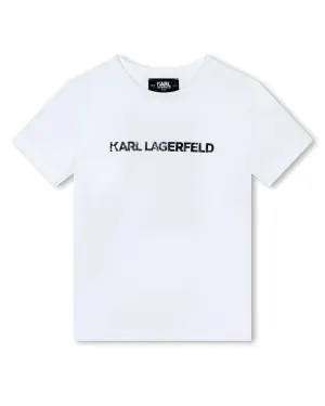Boys White Logo T-Shirt