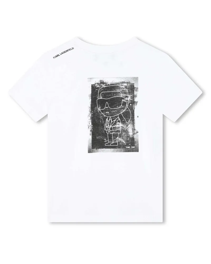 Boys White Logo T-Shirt