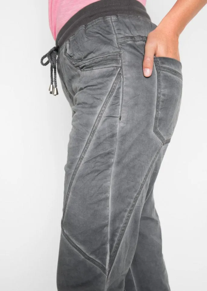 Bpc Bonprix Collection distressed cargo pants, gray