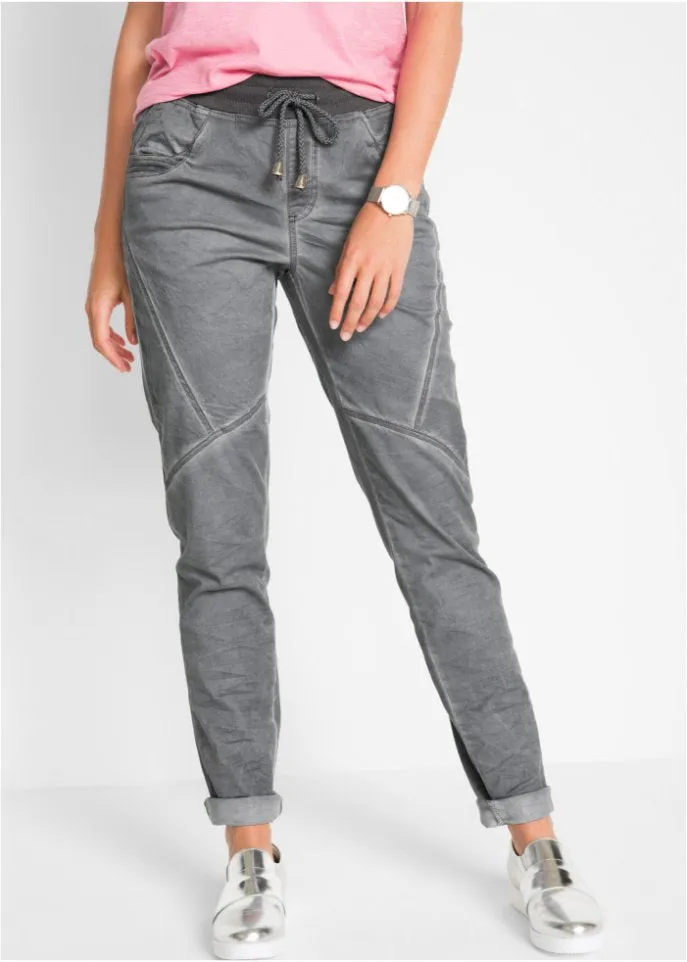 Bpc Bonprix Collection distressed cargo pants, gray