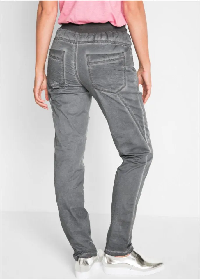 Bpc Bonprix Collection distressed cargo pants, gray