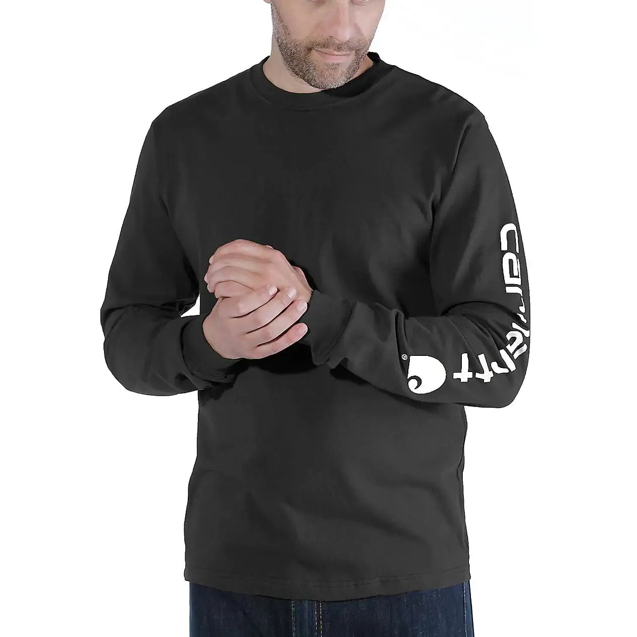 Carhartt Signature Sleeve Logo Long Sleeve T-Shirt