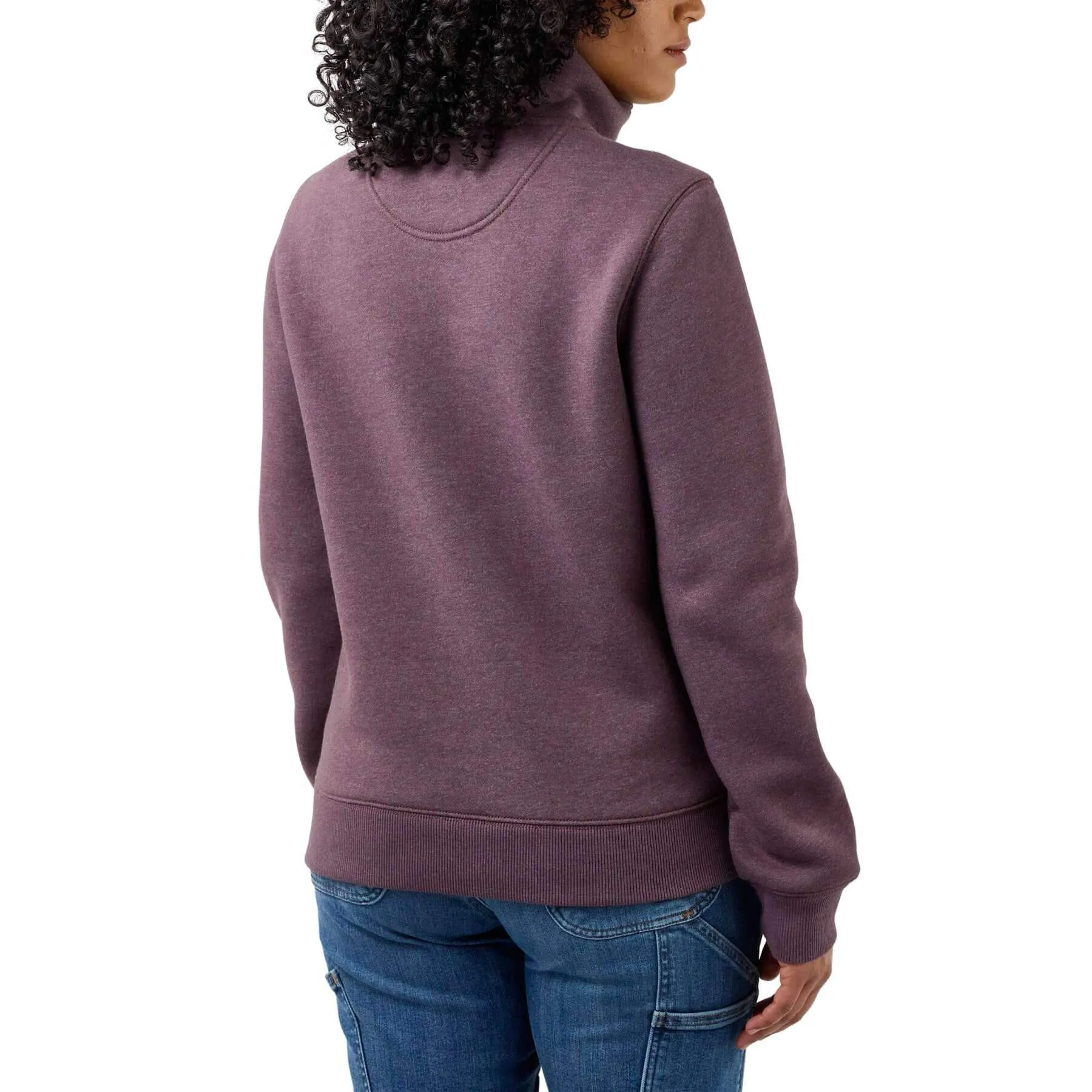 Carhartt Womens Midweight Relaxed Fit Half Zip Sweatshirt 105657