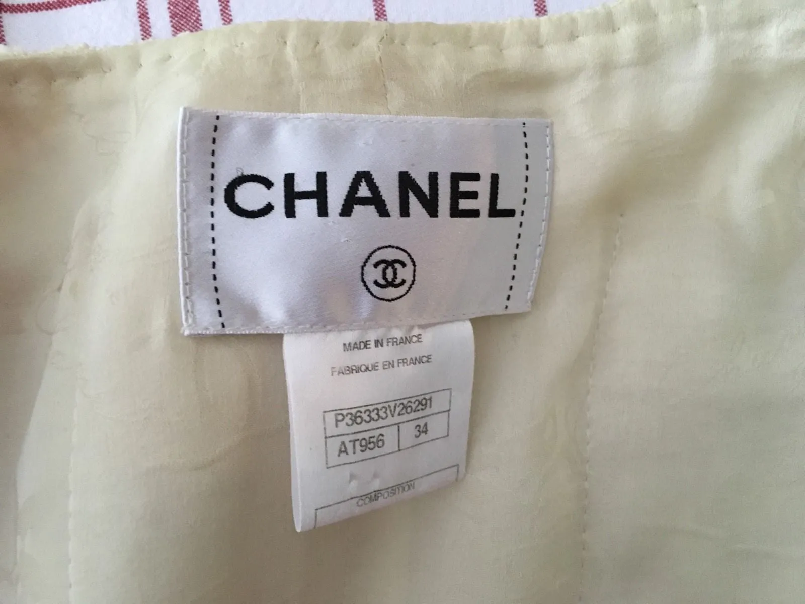 Chanel 09P Wool IVORY Cropped Jacket Blazer Exquisite F 34 UK 4 US 0-2 XXS LADIES