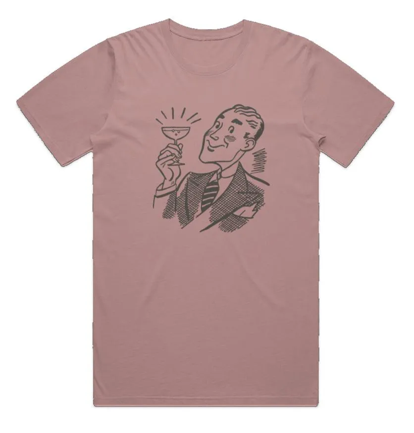 Cocktail Guy - Men's Faded T-Shirt