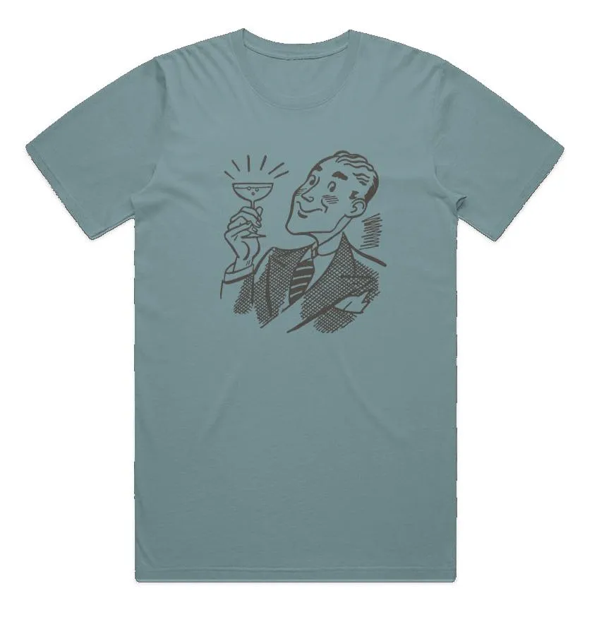 Cocktail Guy - Men's Faded T-Shirt
