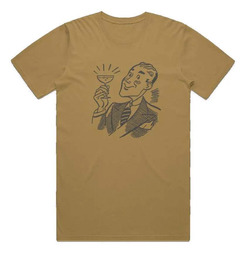 Cocktail Guy - Men's Faded T-Shirt