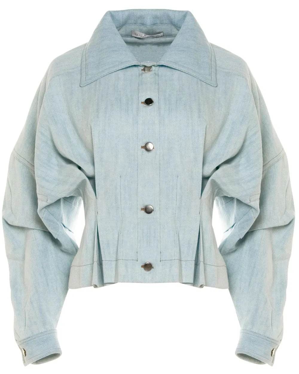 Courage Denim Jacket in Powder Blue