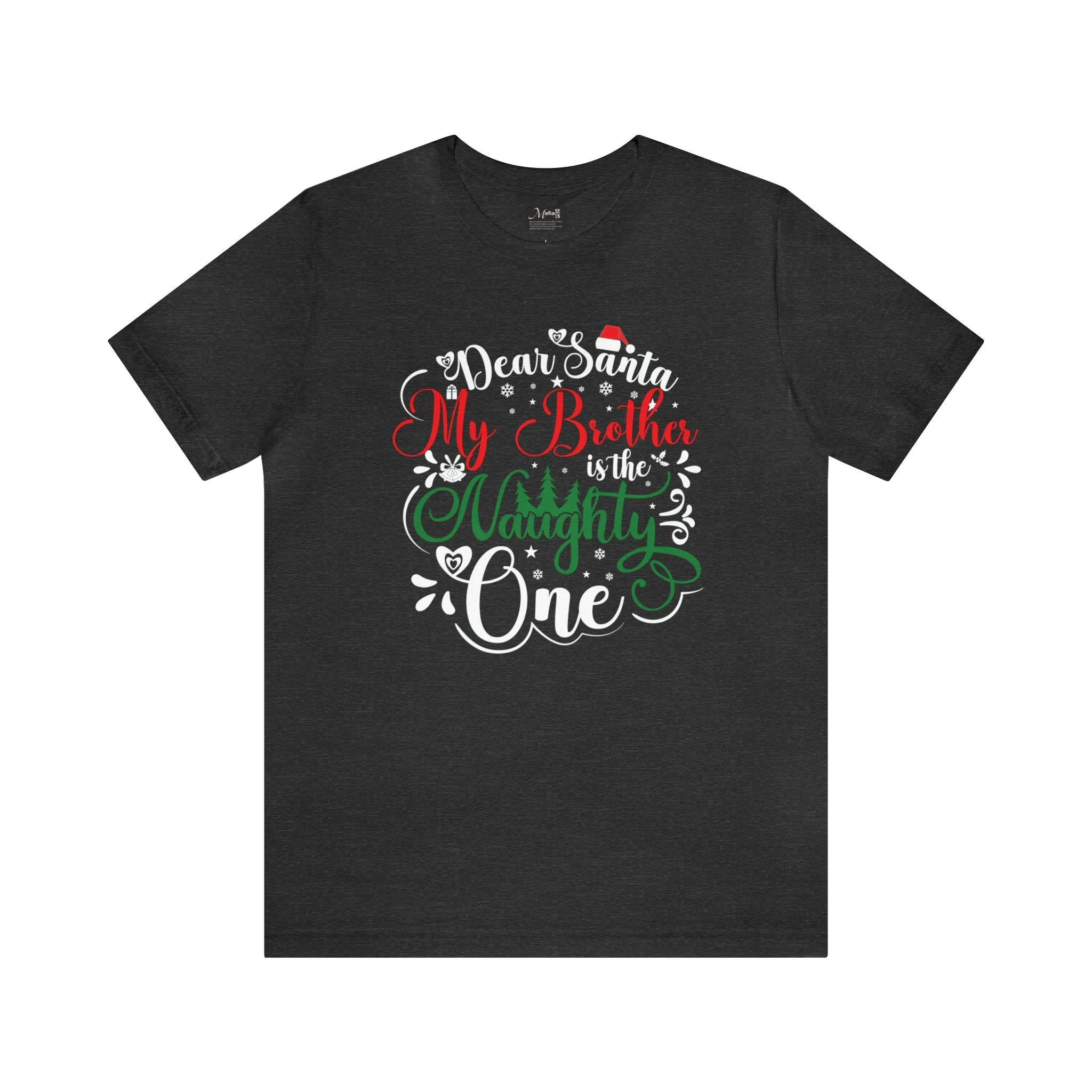 Dear Santa T-shirt | Funny Apparel | Cute Lose tops | Oversize Graphic women | Loose fit t Graphic Christmas T-shirt