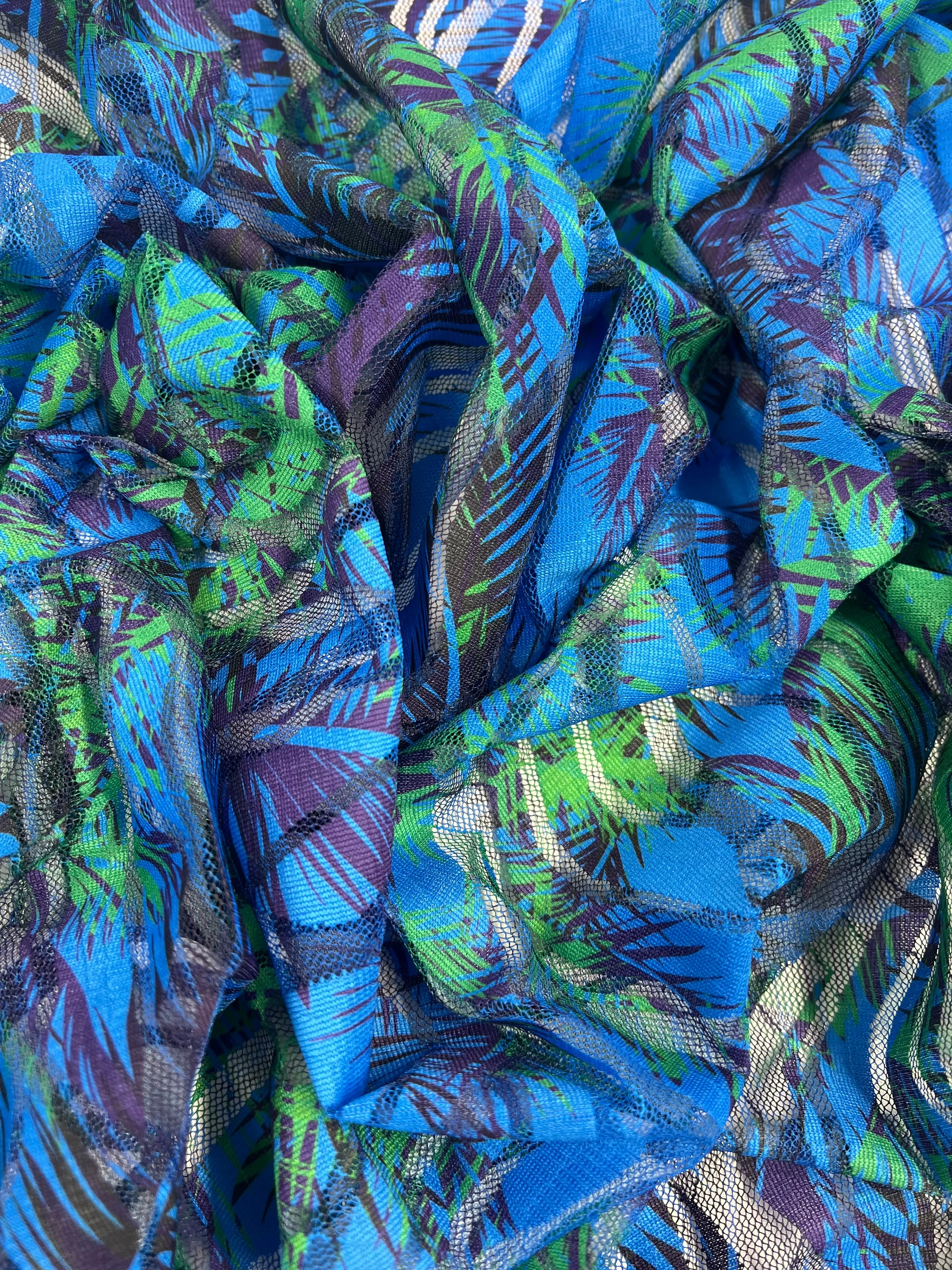 Designer Mesh - Palm Liquid - 150cm