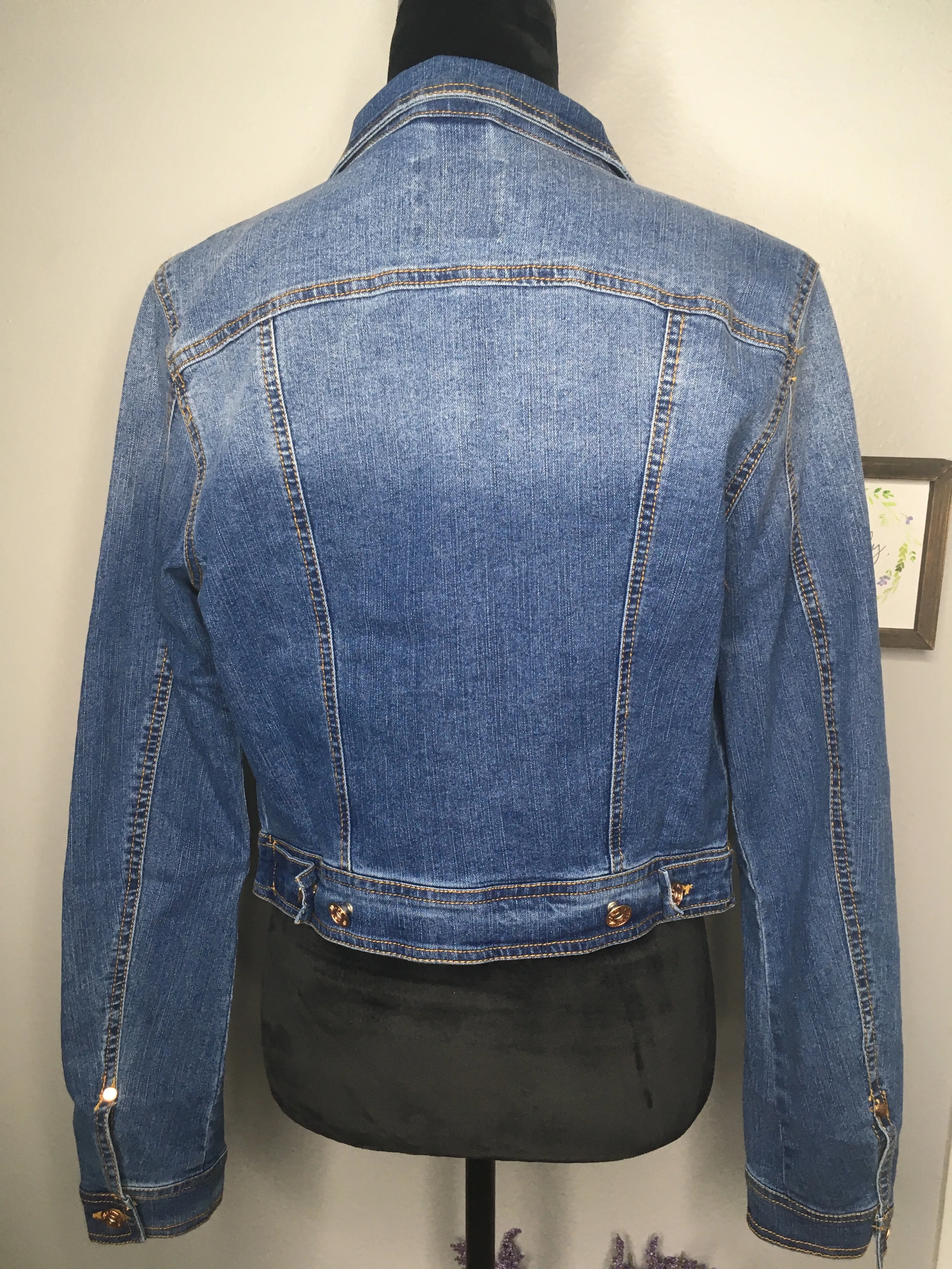 Distressed Blue Denim Jacket