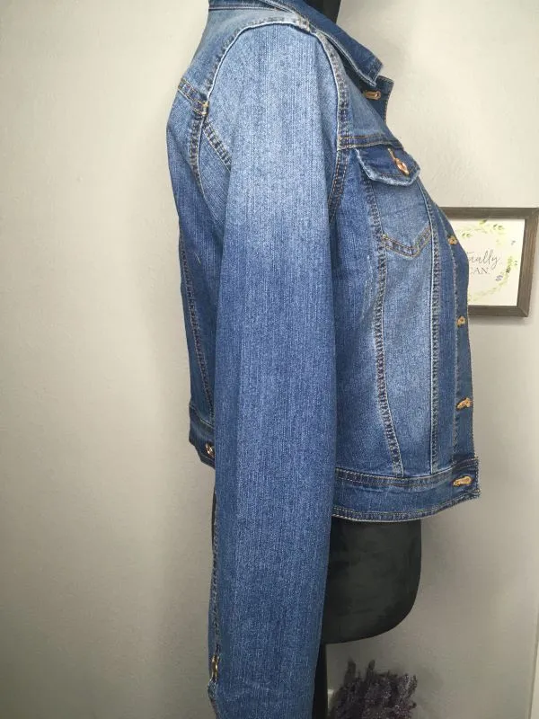 Distressed Blue Denim Jacket