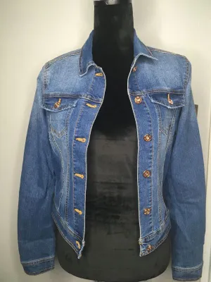 Distressed Blue Denim Jacket