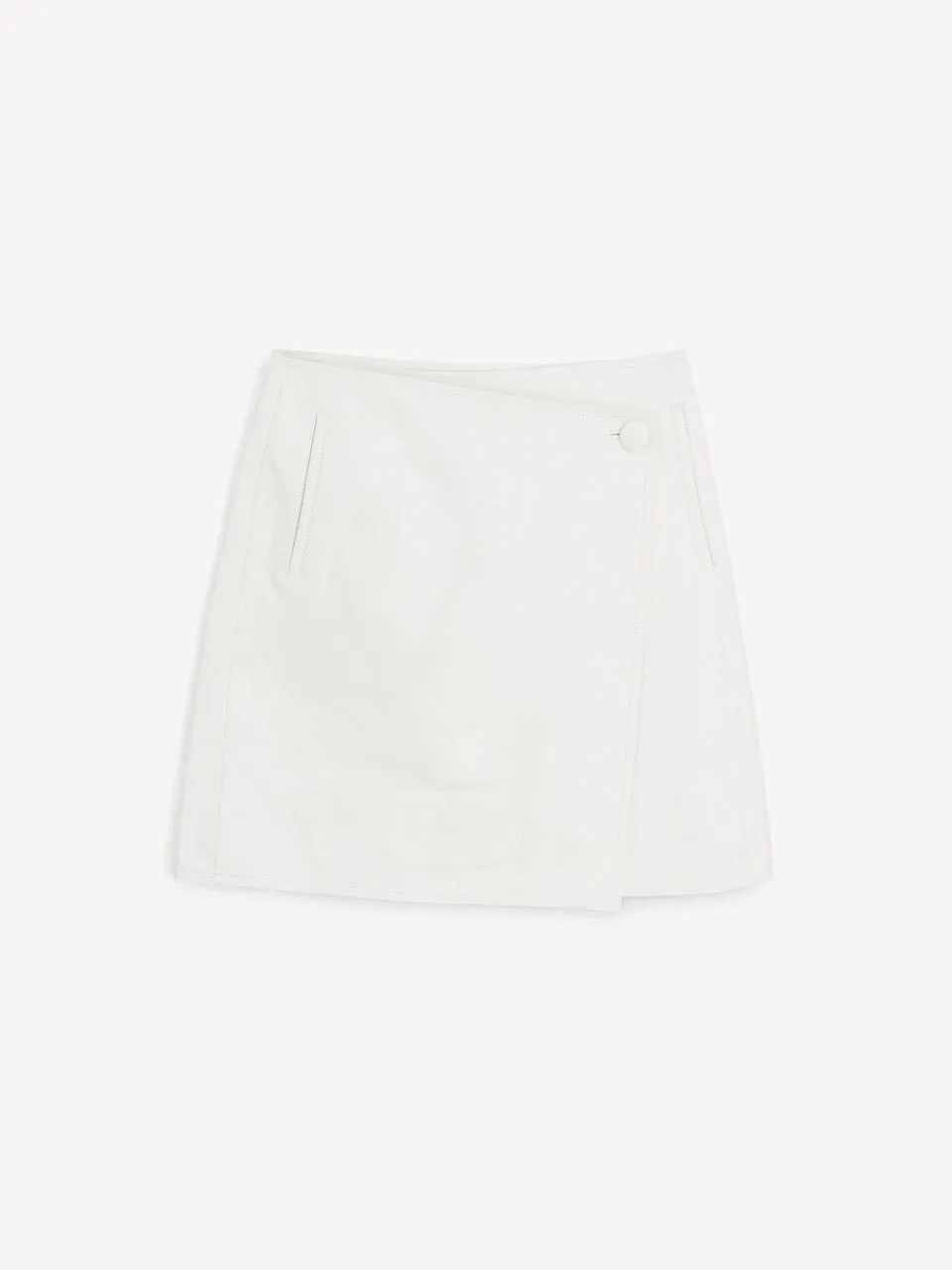 Esmaa Mini Skirt- Tinted White