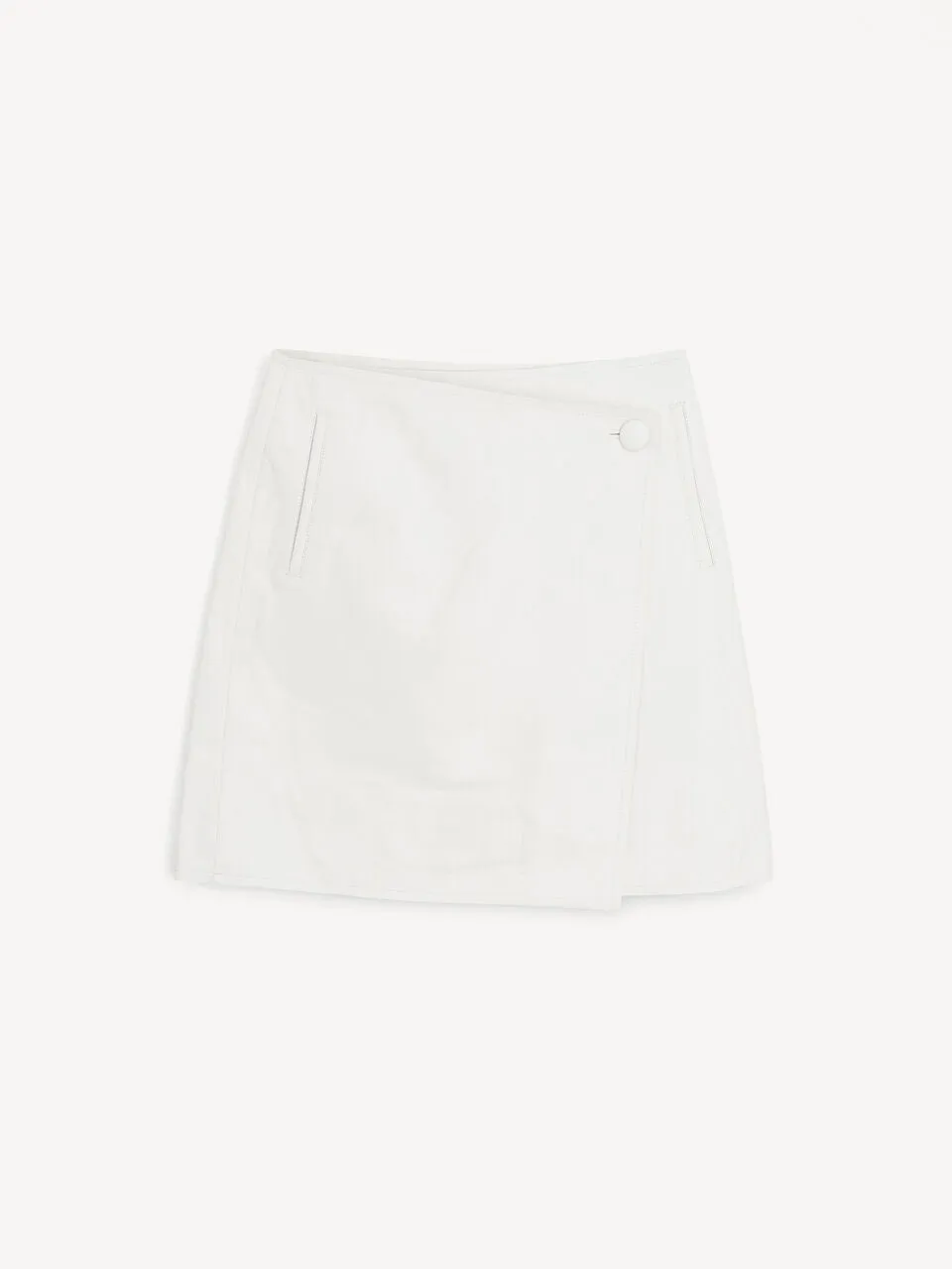 Esmaa Mini Skirt- Tinted White