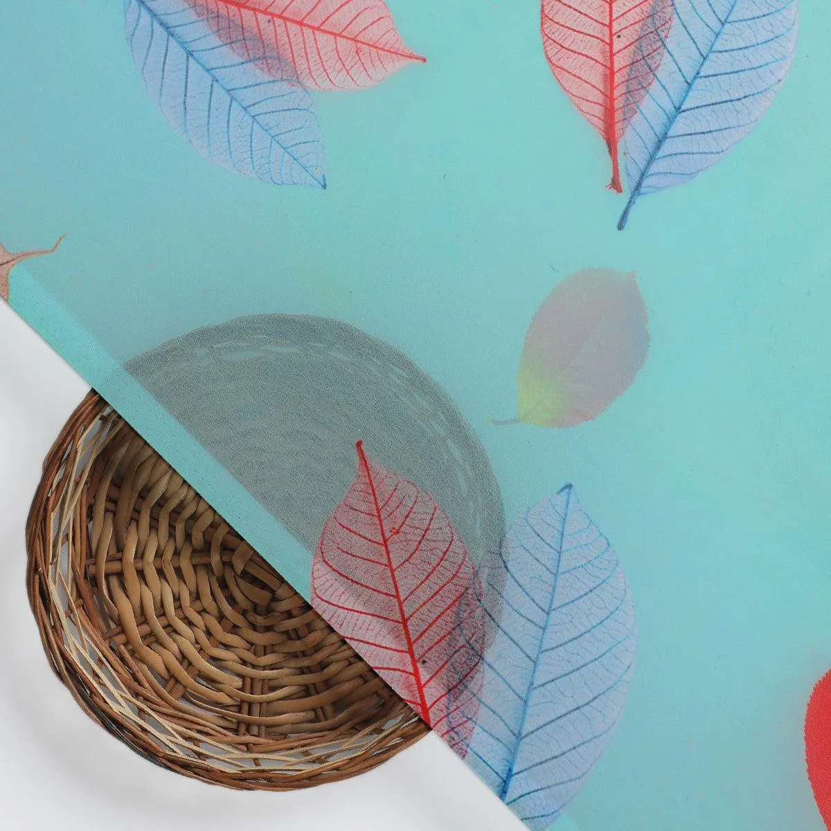Faint Clover Leaves Weightless Printed Fabric
