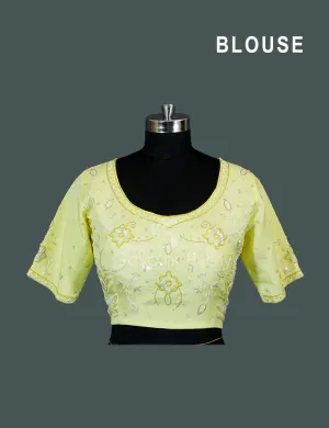 FANCY WORK  BLOUSE-FRB10