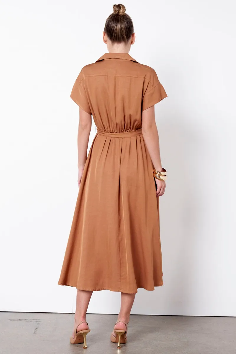 Fate   Becker - Love Level Dress - Tobacco