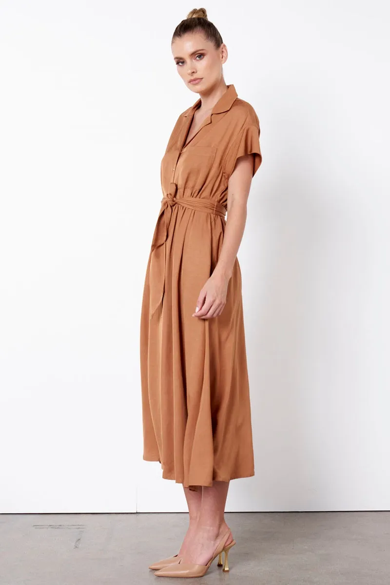 Fate   Becker - Love Level Dress - Tobacco