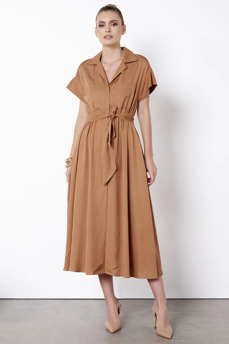Fate   Becker - Love Level Dress - Tobacco