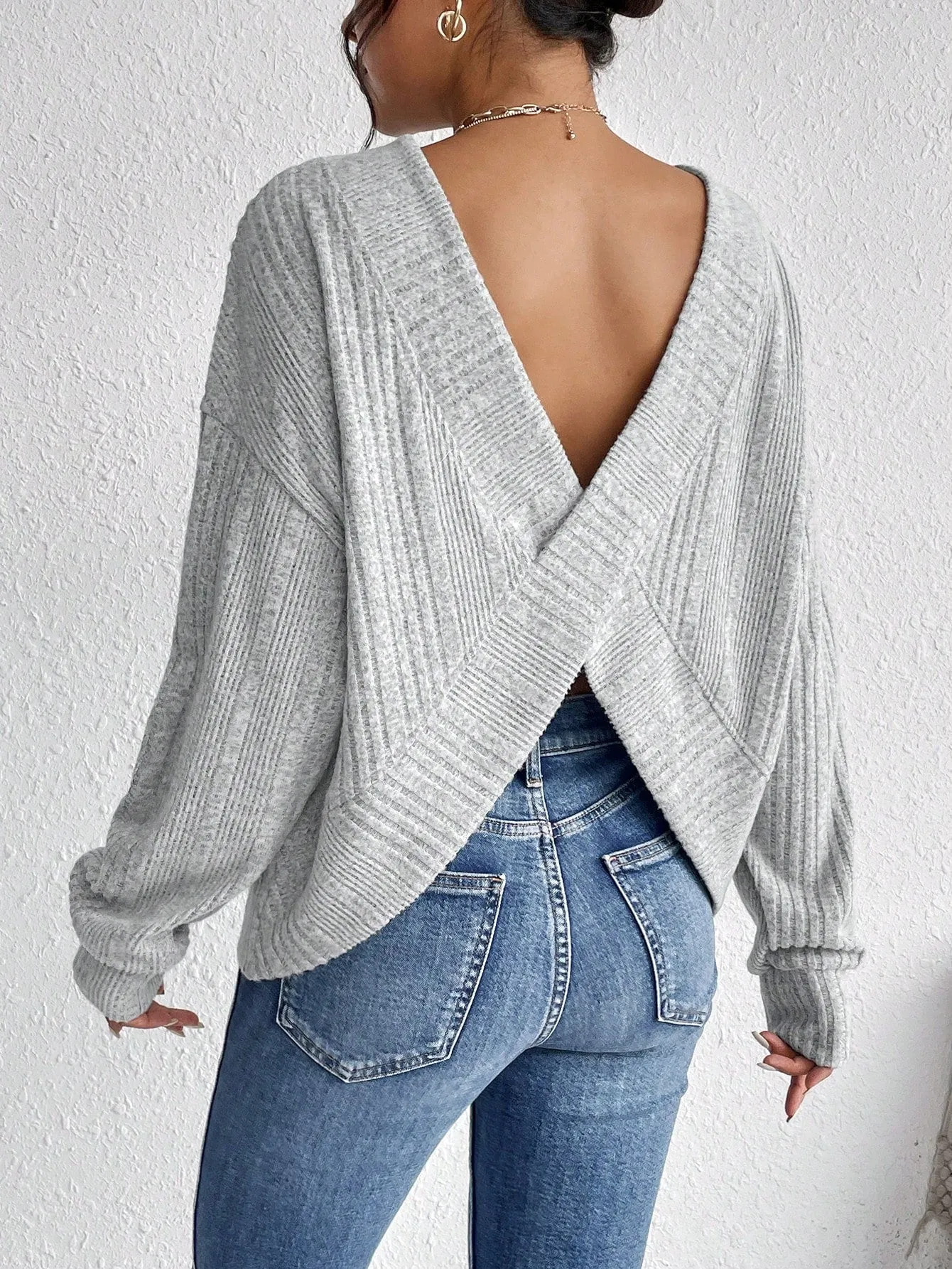 Frenchy Solid Drop Shoulder Tee