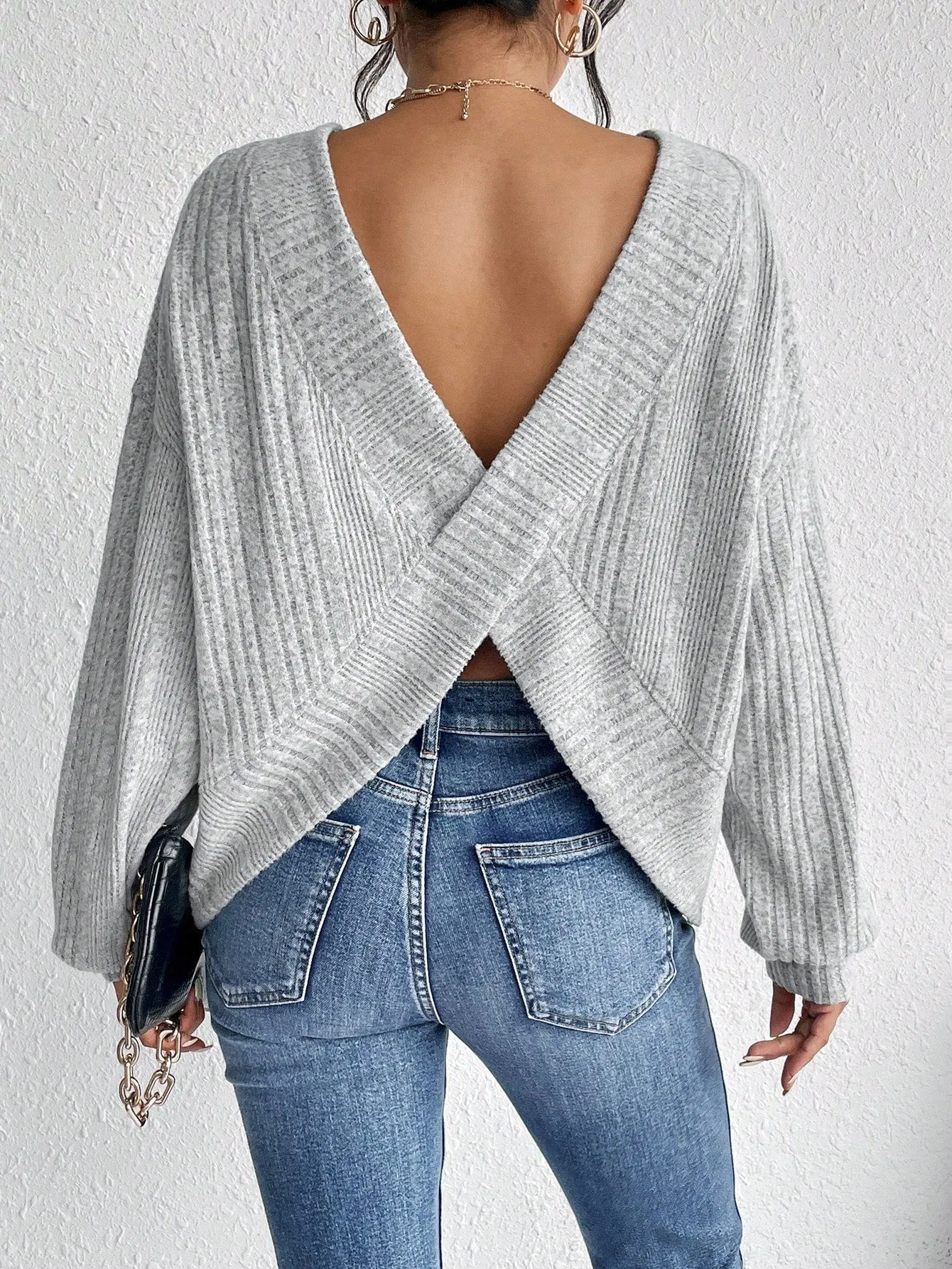 Frenchy Solid Drop Shoulder Tee