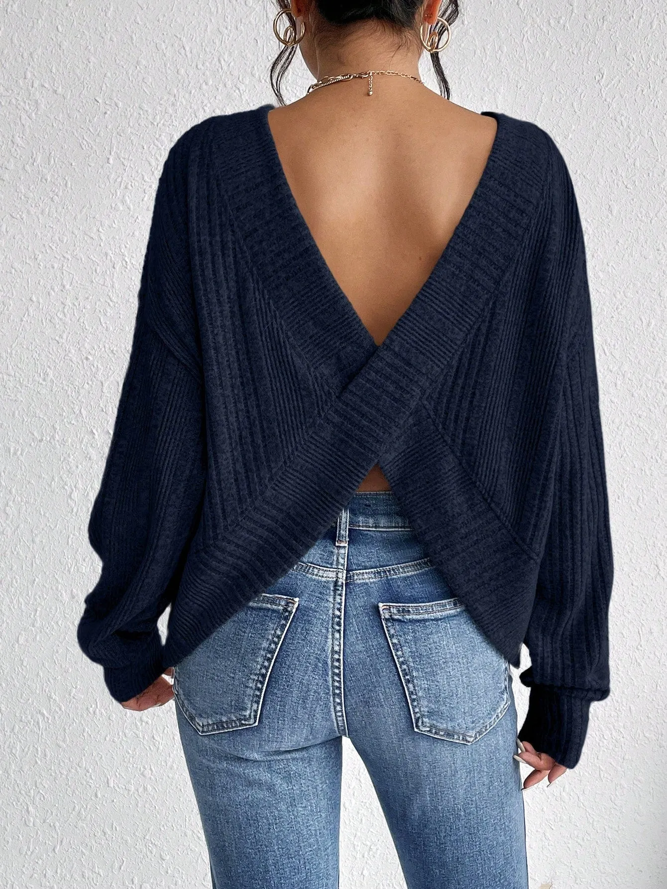 Frenchy Solid Drop Shoulder Tee