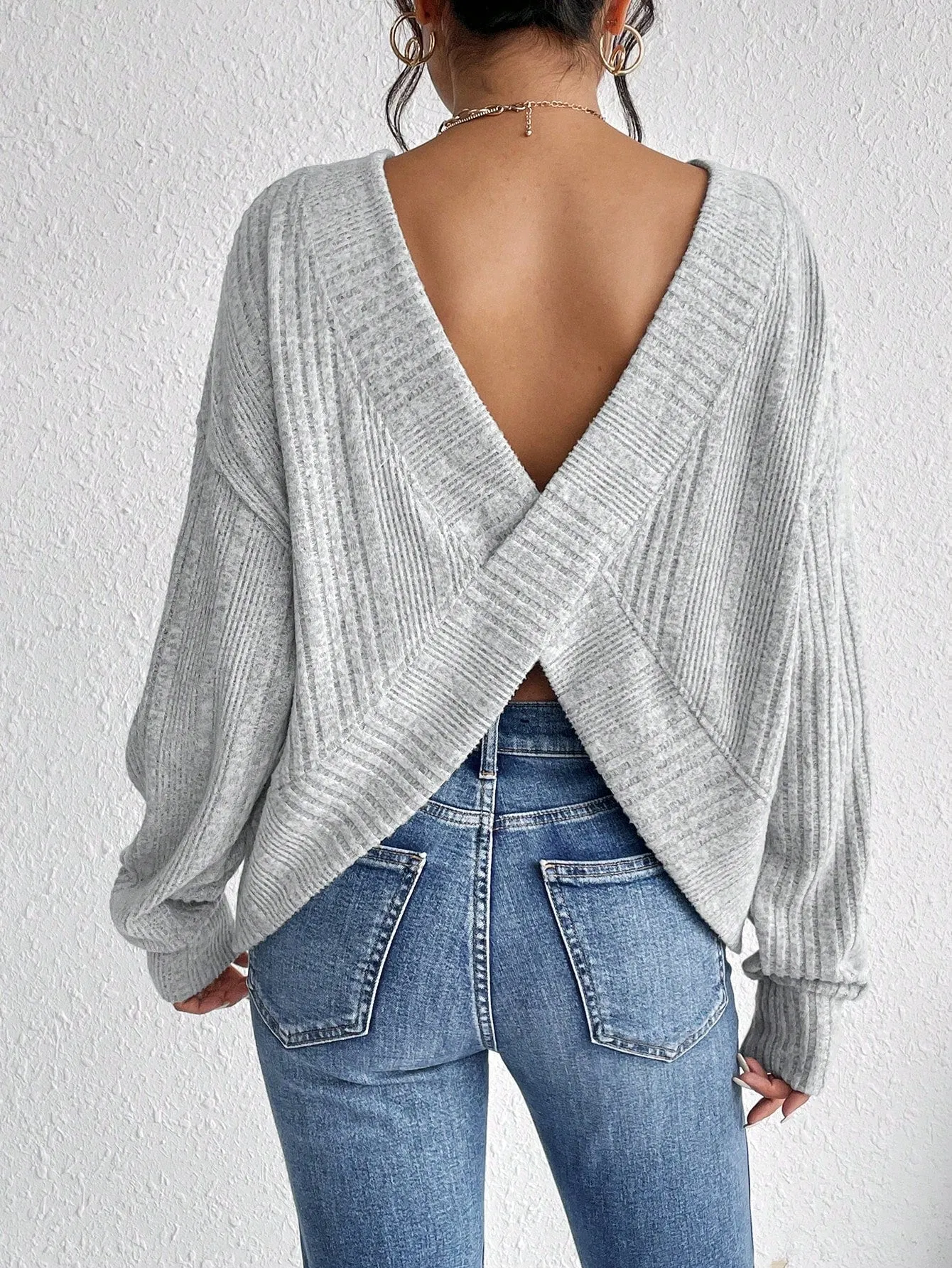 Frenchy Solid Drop Shoulder Tee
