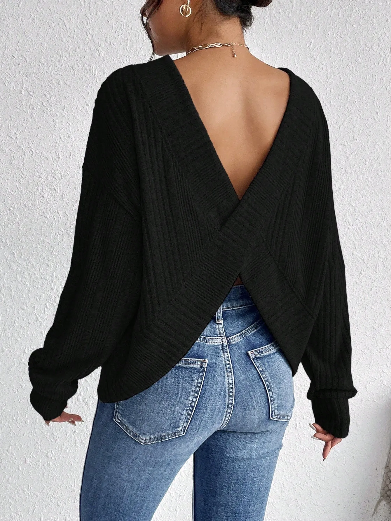 Frenchy Solid Drop Shoulder Tee