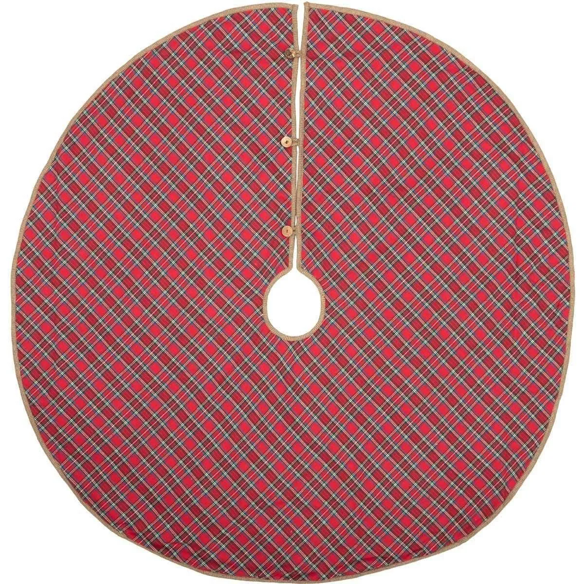 Gavin Christmas Tree Skirt 48 VHC Brands