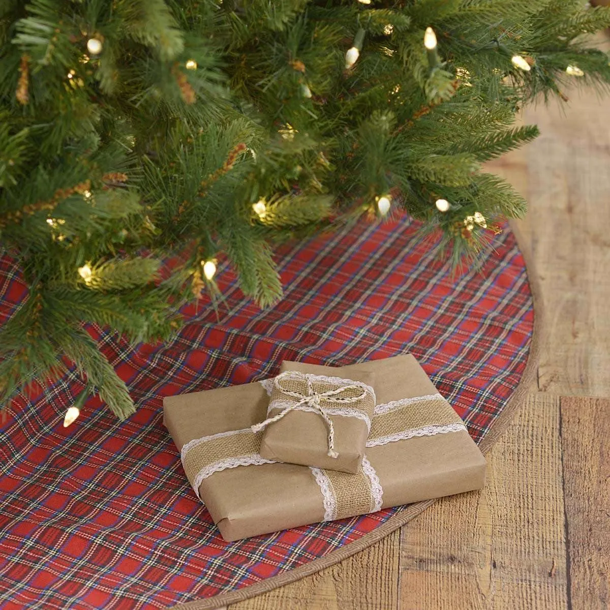 Gavin Christmas Tree Skirt 48 VHC Brands
