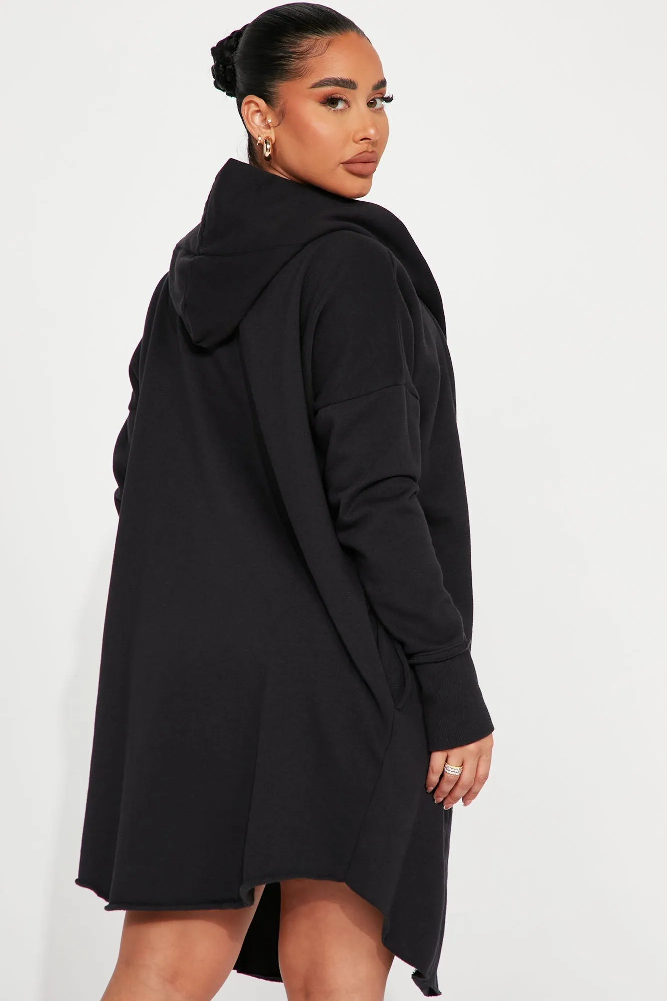Good Days Ahead Long Jacket - Black